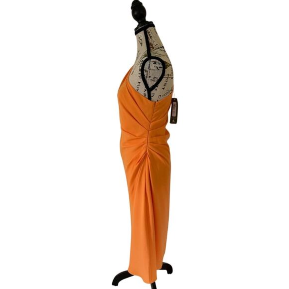 NWT Trina Turk Poem Asymmetric Knee Length Dress - Size 8 - Picture 5 of 9